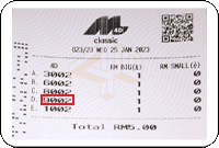 Winning Ticket Magnum Special Prize - 25 January 2023